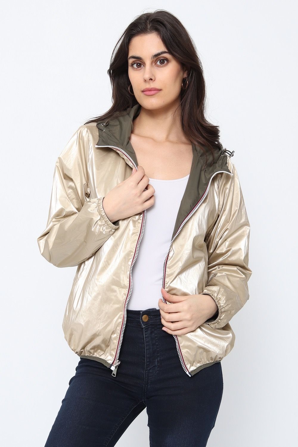 Blouson impermeable coupe vent